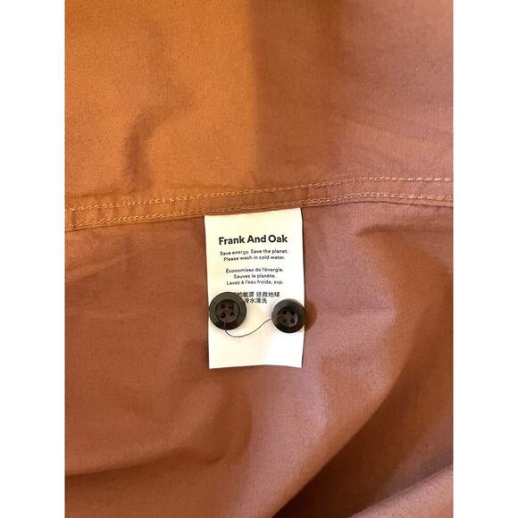 NWT Frank and Oak Relaxed Men’s Button Down - Picture 6 of 9